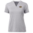 thumbnail image 2 of Women's Cutter & Buck Heather Gray Grambling Tigers Forge Blade V-Neck Top, 2 of 3