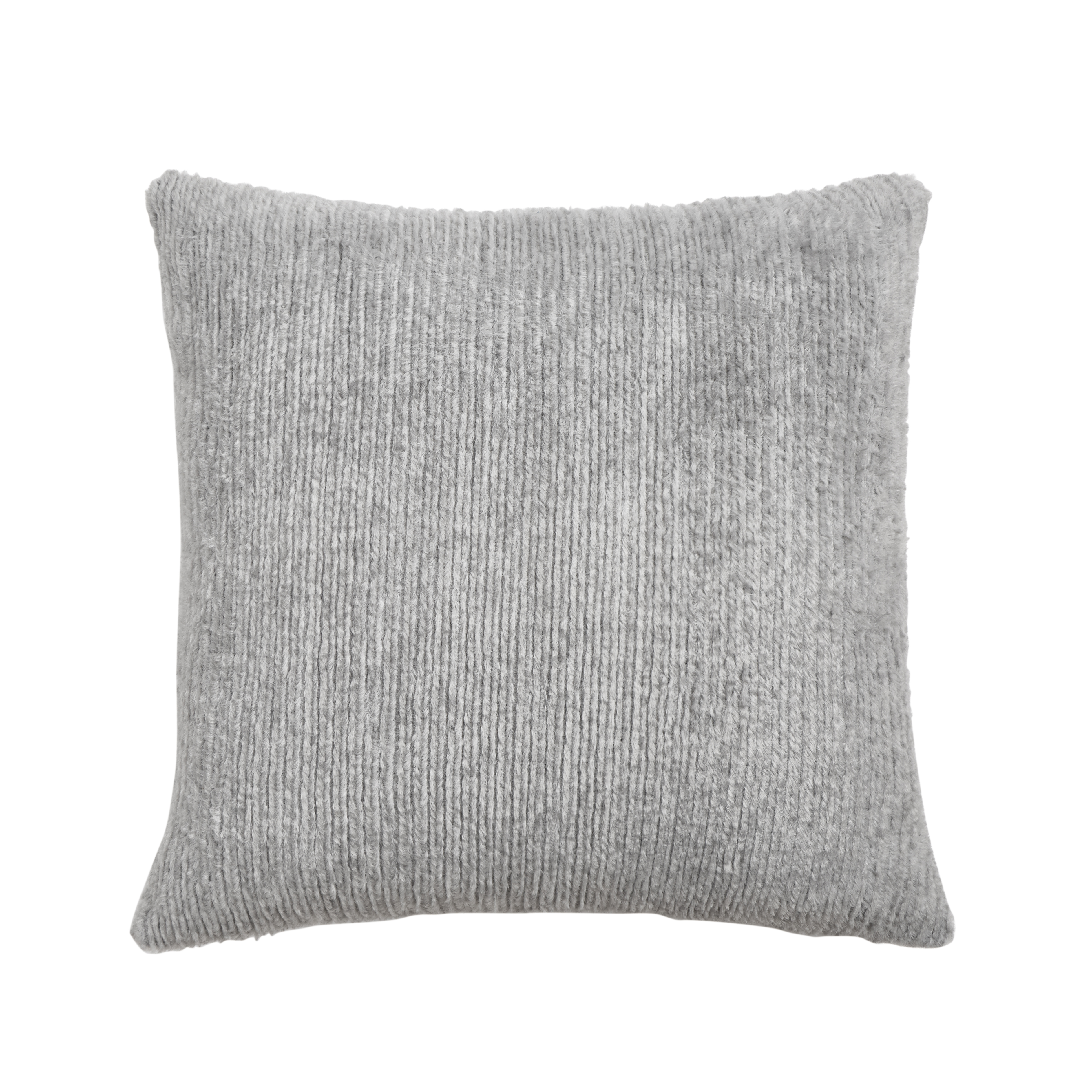 grey plush pillows