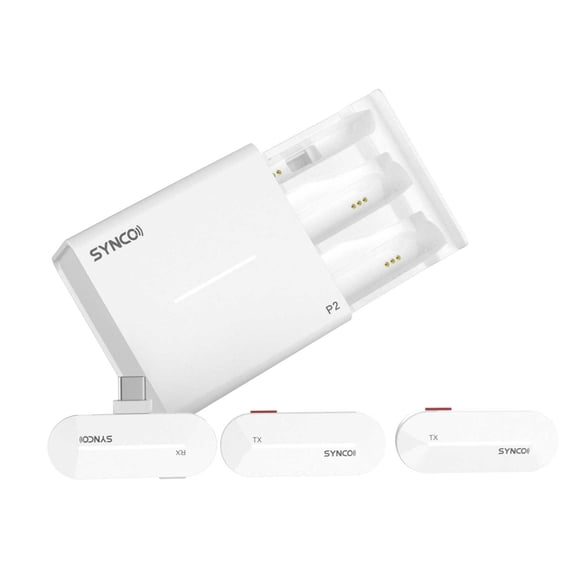 SYNCO P2T 1-Trigger-2 2.4G Wireless Microphone System with 2 *