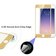 thumbnail image 3 of FIEWESEY Protector Tempered Glass Film Friendly Full Edge Anti Fingerprint Anti-Scratch Easy Install Anti-Bubble for Apple iPhone 8 /7 / SE 2020 / SE 2022 (Gold), 3 of 6