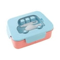 thumbnail image 1 of Bento for Kids Leak Proof Lunch Container Ideal for School Breakfast Refrigerator Durable Meal Prep Storage, 1 of 3