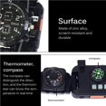 thumbnail image 2 of Montre de Survie Outils de Camping Équipement de Randonnée Torche Finition Soignée Fournitures Extérieures Cadeau Polyvalent Gadget d'Urgence Noir, 2 of 8