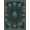 Green Gold Blue, Pattern 10, variant on ODIKA Vintage Watercolor Plume Scrolls Classical Bathroom Ornamental Refined for Playroom, Bedroom, Reading Nook, Pet Friendly & Kids Safe Play