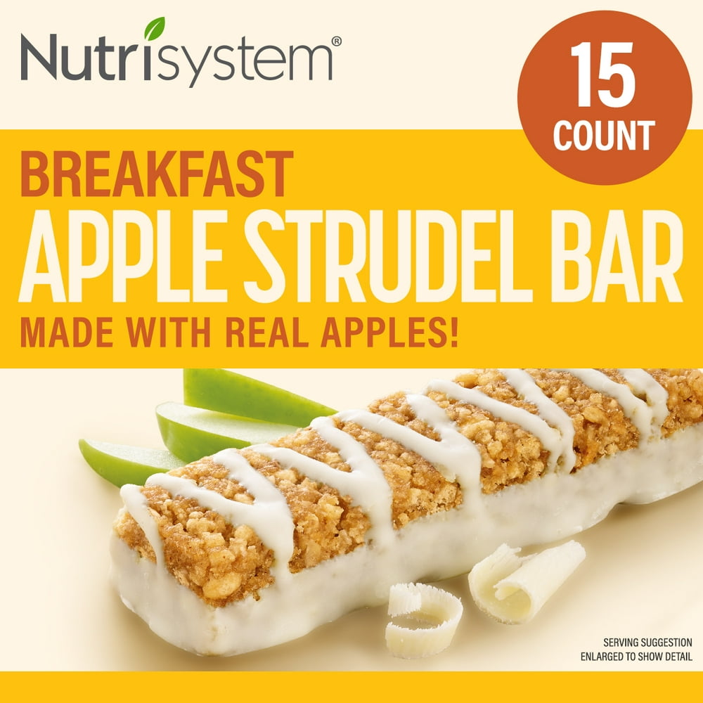 Nutrisystem® Apple Strudel Bar Pack, 15 Count Ready to Eat, Bakery