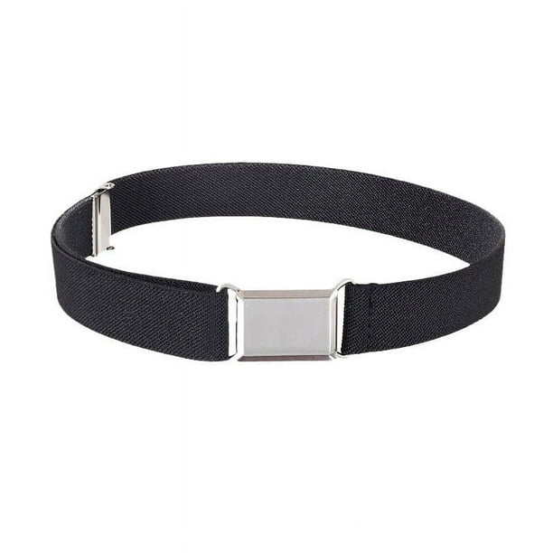 XmhyTop Cinturón elástico ajustable, cinturón negro para niños, ideal para fiestas y eventos especiales, 1 pieza
