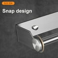 thumbnail image 3 of Under Cabinet Paper Towel Holder, Space-Saving Aluminum Alloy with Rust-Resistant Finish for Easy Installation in Kitchen & Bathroom, Fashionable & Simple Design, 3 of 5