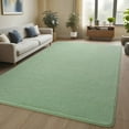 thumbnail image 7 of Arogan Soft Low Pile Rug Modern Area Rugs for Bedroom Living Room,Suitable for Boys Girls Teenagers and Adults with Super Soft Touch , Light Green ,5'x 7', 7 of 7