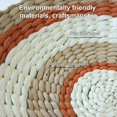 thumbnail image 3 of Nordic Style Multicolor Creative Rattan Wall Basket Wicker Wall Hanging Basket, 3 of 5