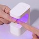 thumbnail image 4 of Fast Start USB Nail Curing Lamp 6 Beads 45S 60S Timer Portable Light for Gel Polish DIY Art Manicure Accessories White, 4 of 4