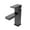 Gun Metal, variant on Lulani Santorini 1-Handle Single Hole Bathroom Faucet with Drain Assembly - Brushed Stainless