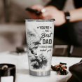 thumbnail image 4 of Gifts for Dad - Dad Gifts from Daughter - Dad Birthday Gift, Christmas Gifts for Dad, Father''s Day Gifts - 20oz Wolf Dad Stainless Steel Tumbler, 4 of 6