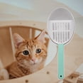 thumbnail image 4 of Arenero para gatos con pala profunda, recogedor de excrementos de gatitos y herramientas de limpieza verde, 4 of 8