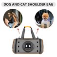 thumbnail image 4 of Bolsa De Transporte Para Mascotas Transportín para perros Bolso transpirable plegable Gato Viajes Bolsos al aire libre (Naranja S), 4 of 8