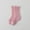 Pink, variant on Aueoeo Toddler Knitted Sock Solid Color Mid Tube Socks Soft Comfortable Socks Girls Boys Ruffle Socks