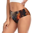 thumbnail image 2 of Fotbe Cute Maple Leaf Koala Calzones Estampados para Mujer – Ropa Interior de Algodón, Cómoda, Suave y Elástica-3X-Large, 2 of 6