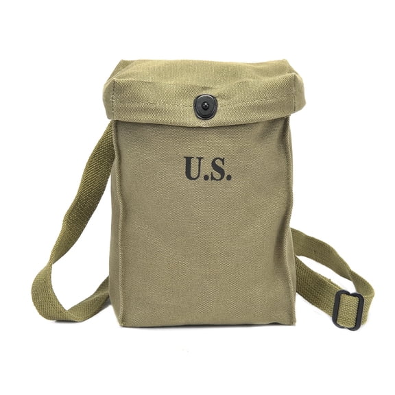 World War Supply Magazine Pouch US WW2 for Thompson or Grease Gun 30rd Stick Canvas Green