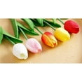 thumbnail image 6 of WE Artificial PU Tulips ，Real Touch Fake Flower Arrangement Bouquets for Home Office Wedding Decoration, 6 of 6