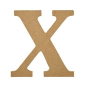 Hello Hobby 5" Wood Letter, X