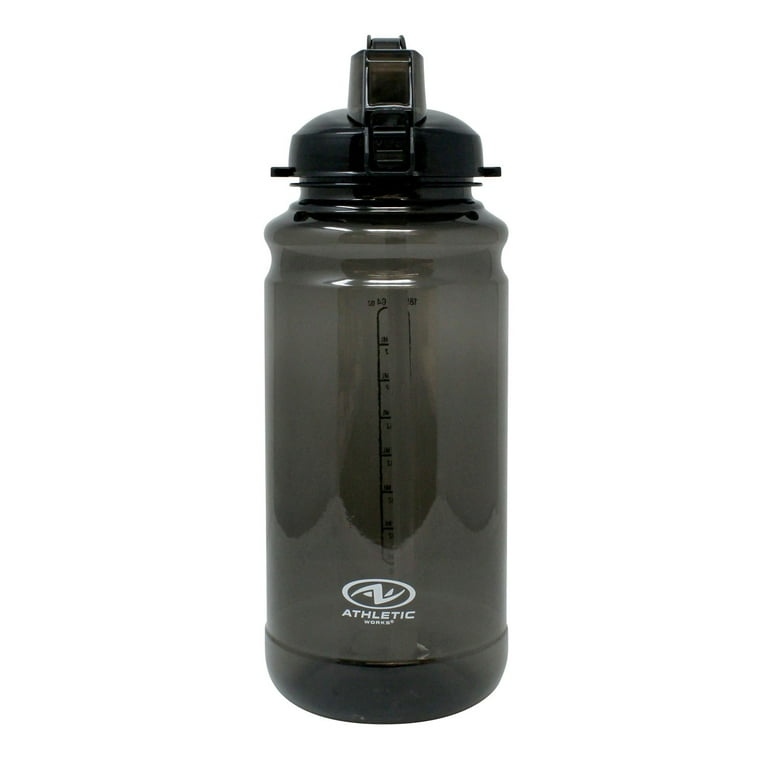 Athletic Works 64oz Bottle w/ Pop Straw - BPA Free Plastic