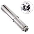 thumbnail image 3 of KDJ Retractable Toilet Paper Roll Holder Bar Wall Mounted Bathroom Tissue Stand Storage Organizer Adjustable Length Silver ABS Material, 3 of 9