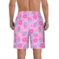 thumbnail image 3 of Naloa Donuts Men's Beach Shorts, Surfing shorts, Swim trunks, Quick Dry Swim Trunks for Surfing Beach Fun - 3X-Large, 3 of 9