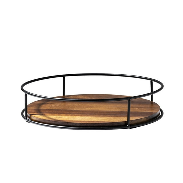 Toystoory Estante de cocina giratorio, antideslizante, fácil de limpiar, estable y apto para bandeja decorativa. Cocina y Comedor Diámetro: 22CM