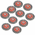 thumbnail image 1 of Brosse à Roue en Fil Torsadé de 4 Pouces, Fil pour Moulins, 5/8 Pieds-11 UNC, Max RPM 12,500, 1 of 5