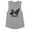 Heather Grey, variant on What Christmas Cat Women's Muscle Tank Large White