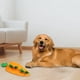 thumbnail image 4 of Juguetes interactivos para perros Almohadilla olfativa con zanahoria chirriante para perros Juguete rompecabezas 2 en 1 Juego antideslizante para alimentar con la nariz y aliviar el estrés, 4 of 4