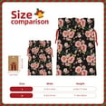 thumbnail image 3 of Honeii Rose Flowers Print Small Burlap Bags,Christmas Drawstring Treat Bags Gift Bags Reusable Candy Goodie Wrapping Bags for Holiday Party Favors Supplies -Small, 3 of 9