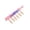 A002Pink, variant on Clothes Drying Rack, Foldable Travel Drying Rack, 5 Piece Clothespins Pink Portable Fabric Hanger, For Underwear Socks Bathroom Laundry