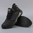 thumbnail image 2 of Men's Running Shoes Non Sneakers Breathable Mesh Athletic Shoes Black 42, 2 of 7