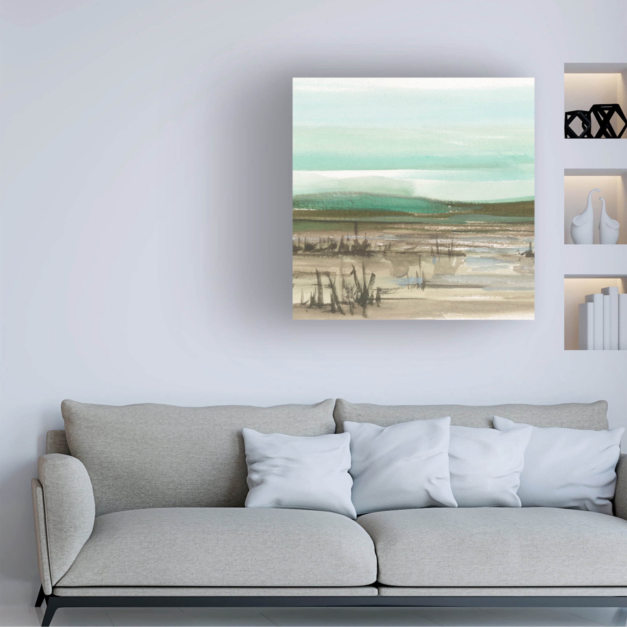 Trademark Fine Art Ethan Harper  Sparkling Marsh II Canvas Wall Art