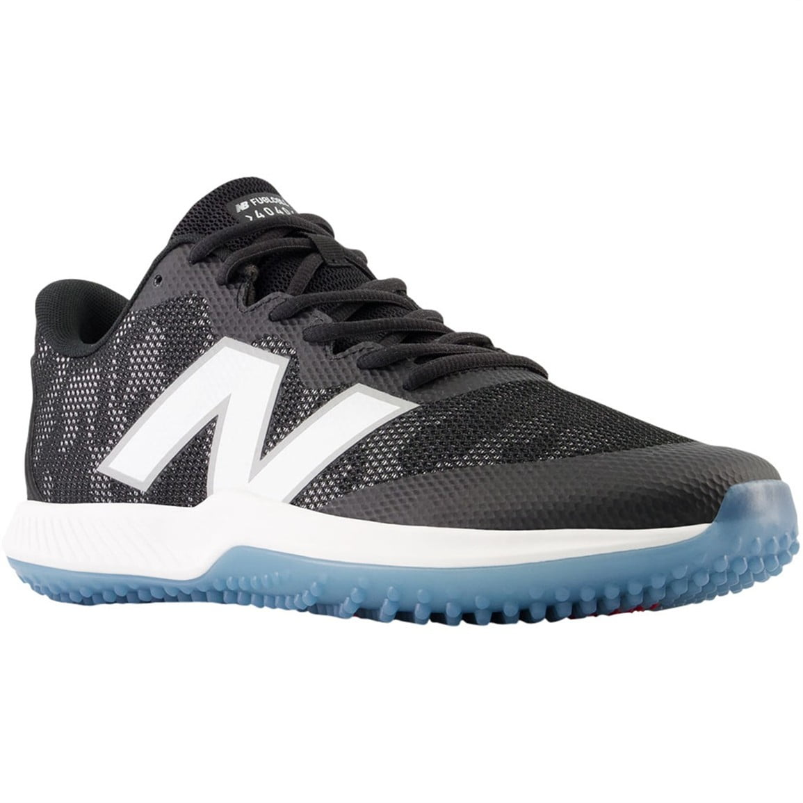 New Balance Mens FuelCell 4040v7 Turf Trainer Baseball Shoes Black/White 11.5