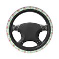 thumbnail image 3 of Steering Wheel Cover, Colorful Flying Parrot Cute Cute Car Steering Wheel Cover for Women Men, Anti-Slip Soft Aesthetic Auto Car Wheel Cover for Truck Trailer SUV Car Decor 15in, 3 of 7