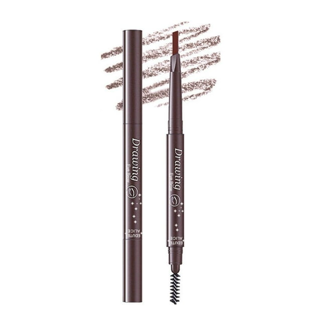 Waterproof Eyebrow Pencil, Long-Lasting & Natural, Easy to Draw & Color, Sweat-Proof, Uniform Color, Comes with Spoolie Brush, 5 Shades
