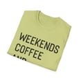 thumbnail image 4 of Weekend Coffee And Dogs Funny Coffee | Dog Mom | Dog Lover | Funny Dog | Introvert Unisex Softstyle T-Shirt, 4 of 4