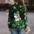 thumbnail image 4 of Blusa y camisa de manga larga con cuello vuelto para niños, camisa informal de moda para niños y niñas, camisa de manga larga con estampado del Día de San Patricio, camisa de manga larga con cuello vu, 4 of 9