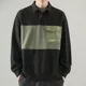 thumbnail image 3 of Sudaderas superiores Ropa de hombre japonesa Camiseta polo de talla grande para hombre Camiseta de una pieza empalmada de gran tamaño Moda Harajuku Manga larga Xl It, 3 of 5