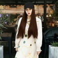 thumbnail image 2 of Adjustable Baseball Cap with Wig - High Temperature Silk Hairpiece, Quick Hairstyle for Cosplay Daily Wear, 2 of 4