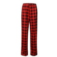 thumbnail image 4 of Fabrcox Women's Plaid Pajamas Bottoms Elastic Waist Drawstring S-3xl Pj Bottoms Lightweight Straight Leg Lounge Bottoms Pants Red XL, 4 of 5
