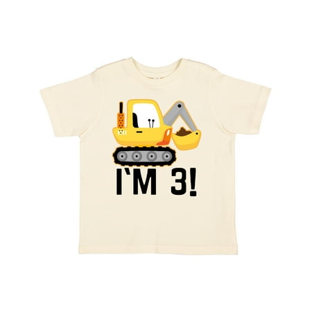 

Inktastic 3rd Birthday Construction Party Boy Outfit Gift Toddler Boy Girl T-Shirt