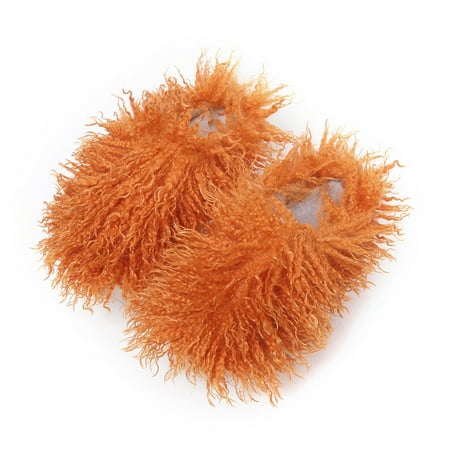 

SHYWJJ Women s Plush Furry Slippers Bedroom Shoes House Slippers Fuzzy Sandals Warm Breathable non Slip Rubber Soles Furry Loafers for Girls Women
