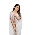 thumbnail image 3 of CRAFTSTRIBE Gorgette Saree Embroidered Sequence Work Sari Unstitched Blouse, 3 of 3