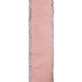 thumbnail image 5 of LaRibbons 2 1/2" Wired Dupioni Ribbon w / Lurex Trim | Pink/Silver | 10 Yard Roll, 5 of 7