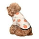 thumbnail image 5 of Fotbe Orange Peach Sudadera con Estampado para Perros Pequeños – Suéter con Capucha para Mascotas, Tela Suave de Forro Polar con Bolsillo-Medium, 5 of 7