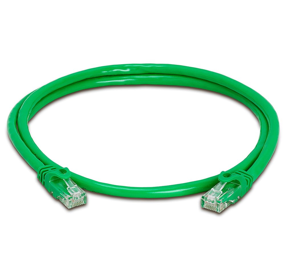 Cmple - 20 Pack Cat6 Ethernet Cable 3 ft Cat 6 Network Cables with RJ45 Connectors 10Gbps Computer LAN Patch Cord Router 550Mhz Cat 6 Wire - Green