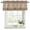 Tan Brown, variant on Brown Geometric Curtain Valances for Windows, Kitchen Valance Window Treatments Panel 2 Pack, Modern Ethnic Southwest Vintage Rod Pocket Short Curtains for Bathroom Bedroom 42 x 18 Inch