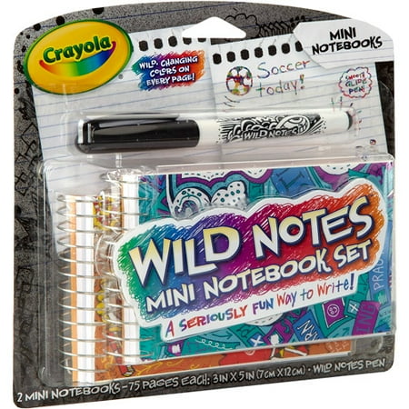 Download Crayola Wild Notes Mini Flip-Top Notebook Set - Walmart.com