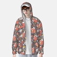 thumbnail image 2 of Fotbe Foxes Chaqueta con Protección Solar UPF 50+ para Hombre y Mujer, Camisa con Capucha y Bolsillos-Small, 2 of 7